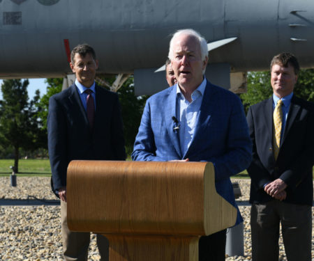 U.S. Senator John Cornyn visits Dyess
