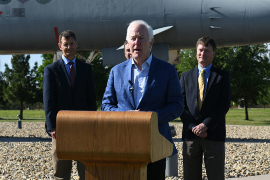 U.S. Senator John Cornyn visits Dyess