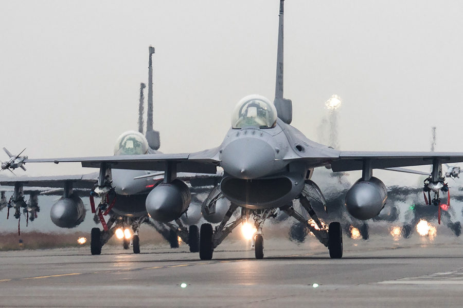 Air Force Thunderbirds' F-16s Ready to Roar Over the Super Bowl