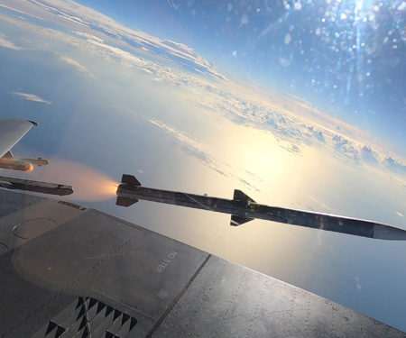 F-15EX missile test