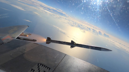 F-15EX missile test