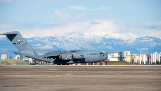 Türkiye earthquake C-17s