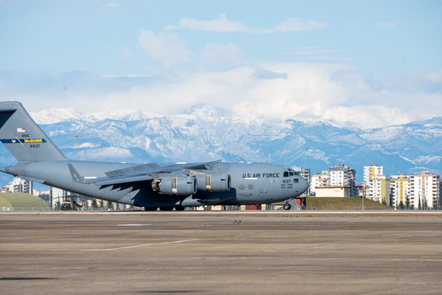 Türkiye earthquake C-17s