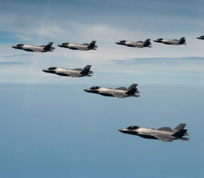 U.S. And Korean Air Force F-35As during a recent exercise on the Korean peninsula. The GAO says it's hard to judge why the F-35 Block 4 upgrade's cost is going up.