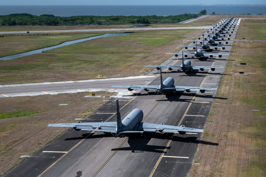 18 KC-135s Line Up at MacDill, as USAF's Surge in Elephant Walks Continues