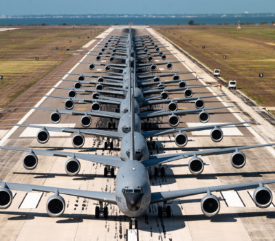 KC-135 elephant walk