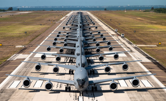 KC-135 elephant walk