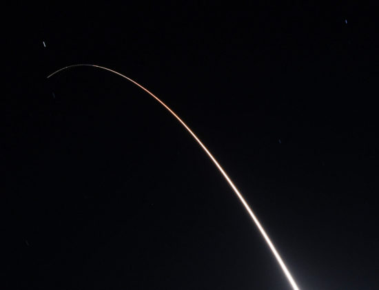 icbm test launch