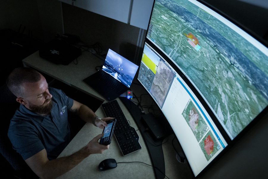 AFWERX and the Air Force Research Laboratory’s Information Directorate have installed an Uncrewed Aircraft System Traffic Management (UTM) at Eglin Air Force Base, Fla. U.S. Air Force photo by Samuel King Jr.