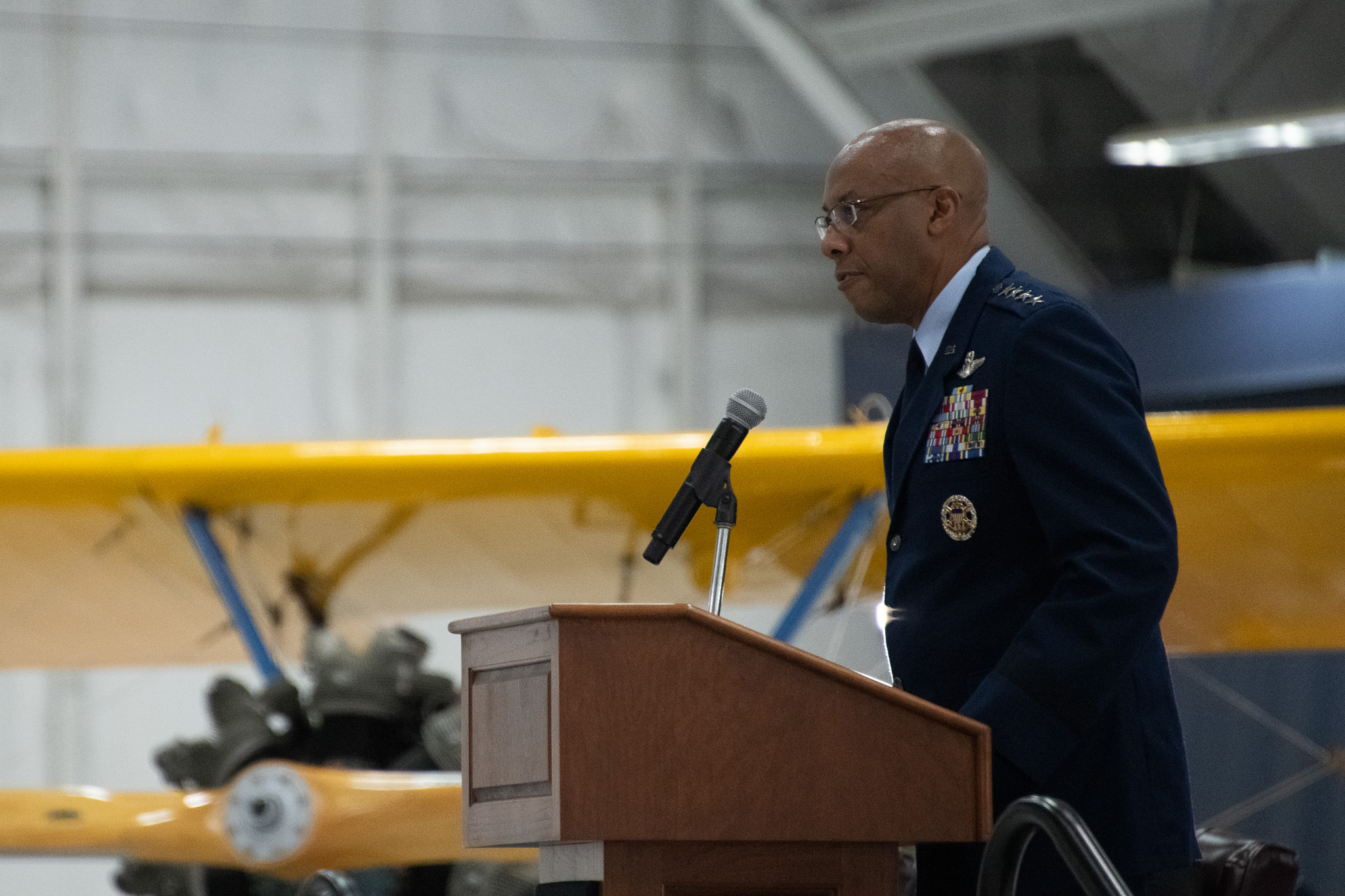 In Emotional Speech, Brown Commemorates 75th Anniversary of Military Desegregation