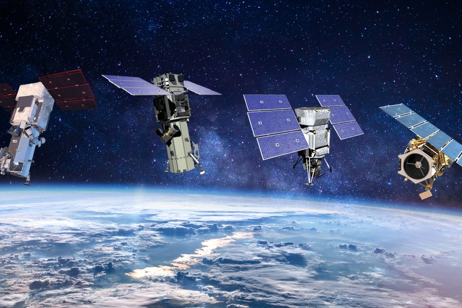 military commercial satellites