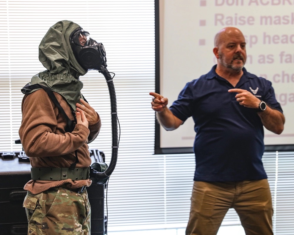 C-17 Airmen Try Out New Chemical Warfare Gear