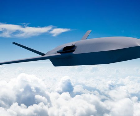 An aIr-to-air version of General Atomics "Gambit" family of Collaborative Combat Aircraft that wrap a mission planform around a common core of engine and avionics.