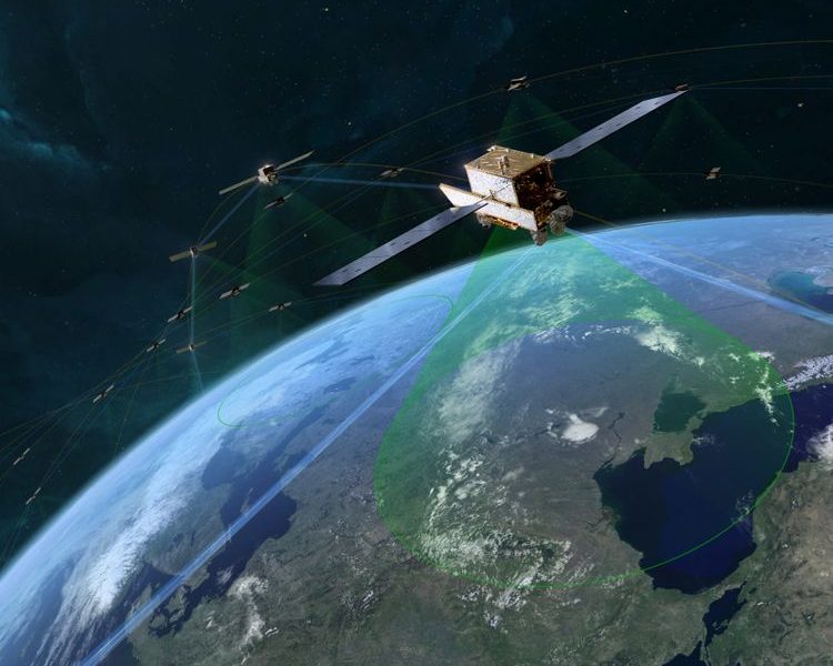 An artist’s rendering of Northrop Grumman’s Tranche 2 Transport Layer satellites on orbit. Space Development Agency announced October 30 it had awarded Northrop Grumman 38 satellites as part of its Tranche 2 Transport Layer Alpha program. Artist Rendering (Credit: Northrop Grumman)