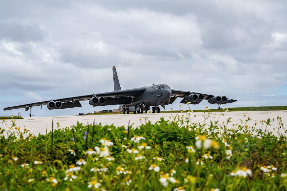 B52s Arrive in Guam Ahead of Large PACAF Exercise