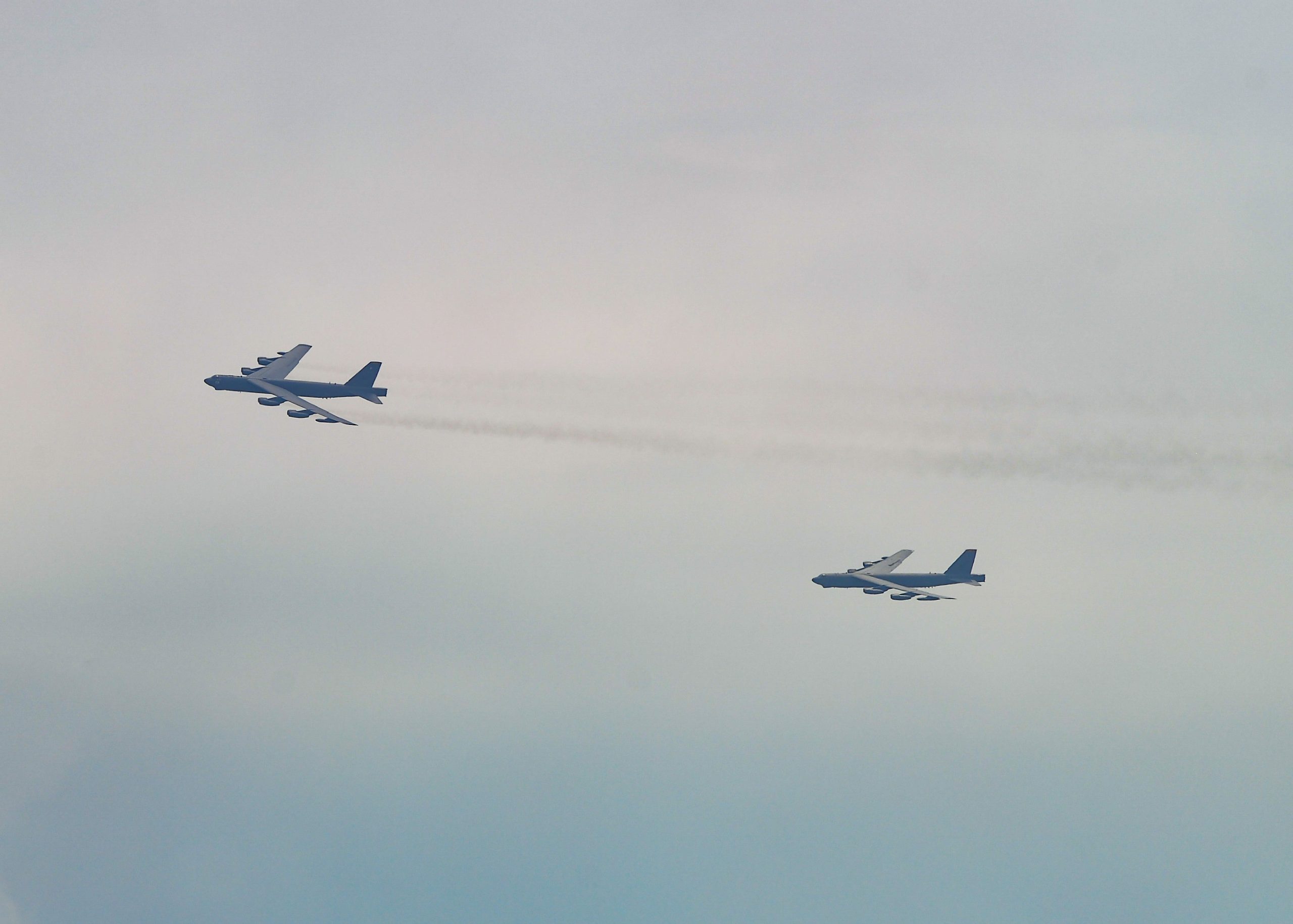 B-52 Flyover Highlights US Presence at Singapore Airshow