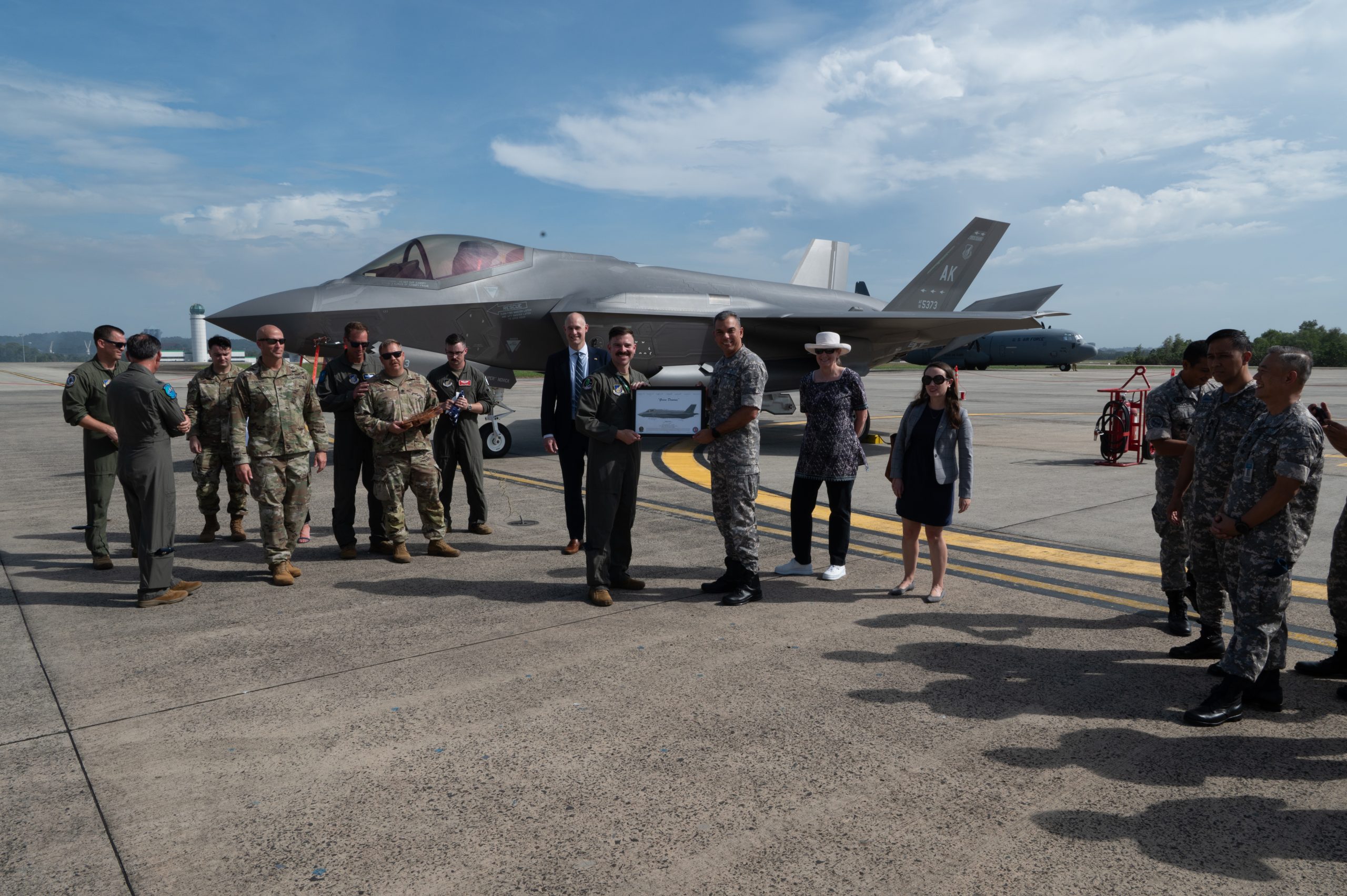 PHOTOS: In Brunei, USAF F-35s Are First 5th-Gen Fighters to Land on ...