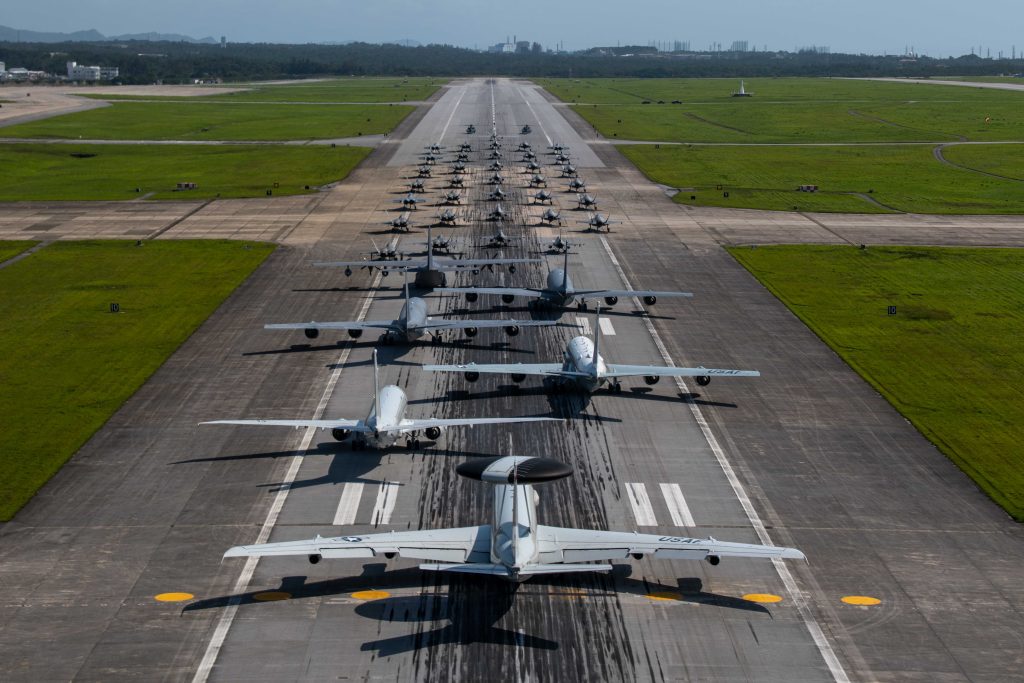 PHOTOS: Kadena Welcomes New F-22s and F-16s with Elephant Walk