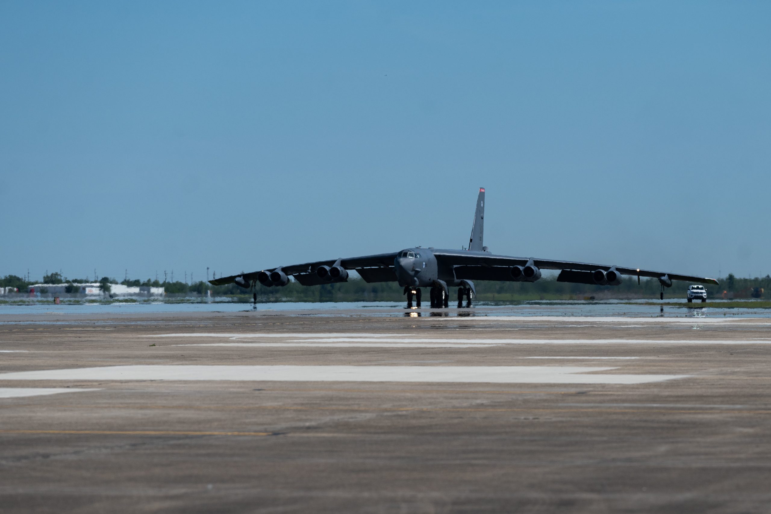B-52 Bombers Make Rare Landing at Civilian Airport