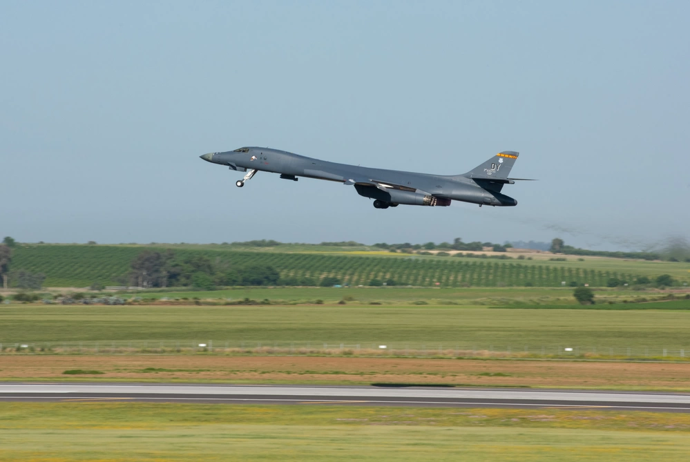 B-1 Bombers Perch Closer to Middle East Conflict in Exercise with Turkish Fighters