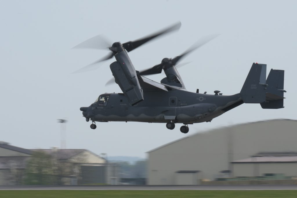 Air Force Slowly Returning V-22 Ospreys to Flight After Crash