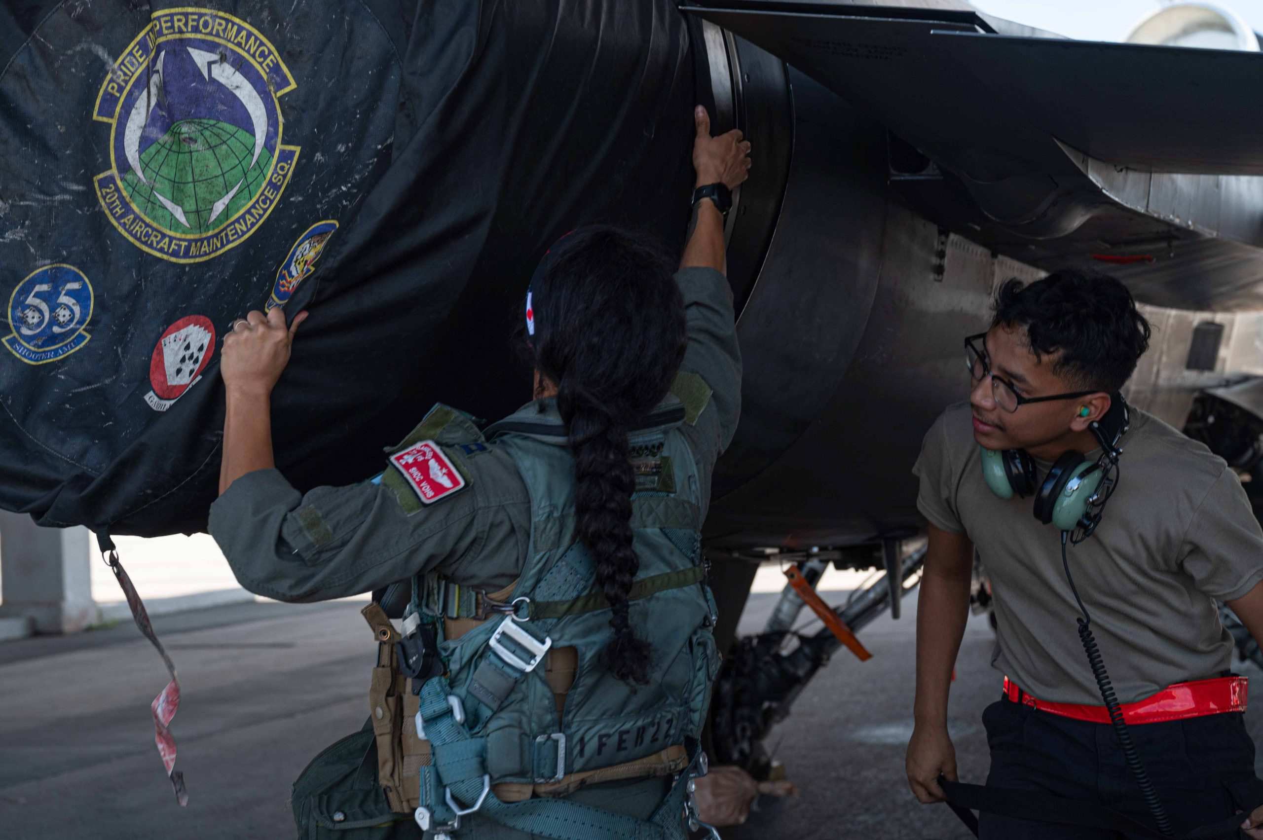 USAF 77FS F-16 ギャンブラーズパッチセット嘉手納基地 築城基地 USAF