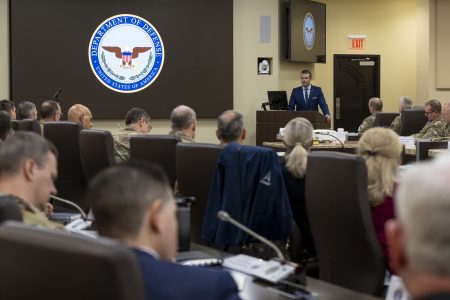 Hegseth Endores USAF USSF Missions During Meeting with Leaders