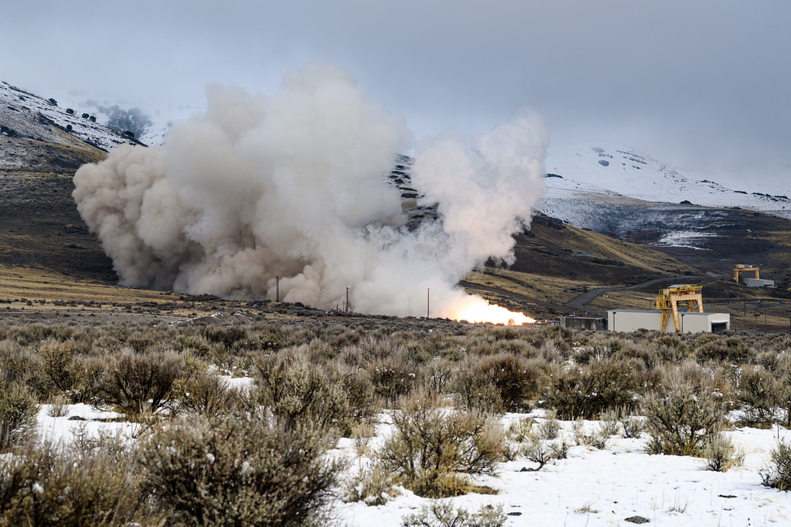 Explosion Destroys Building at Northrop Grumman Solid Rocket Motor Facility