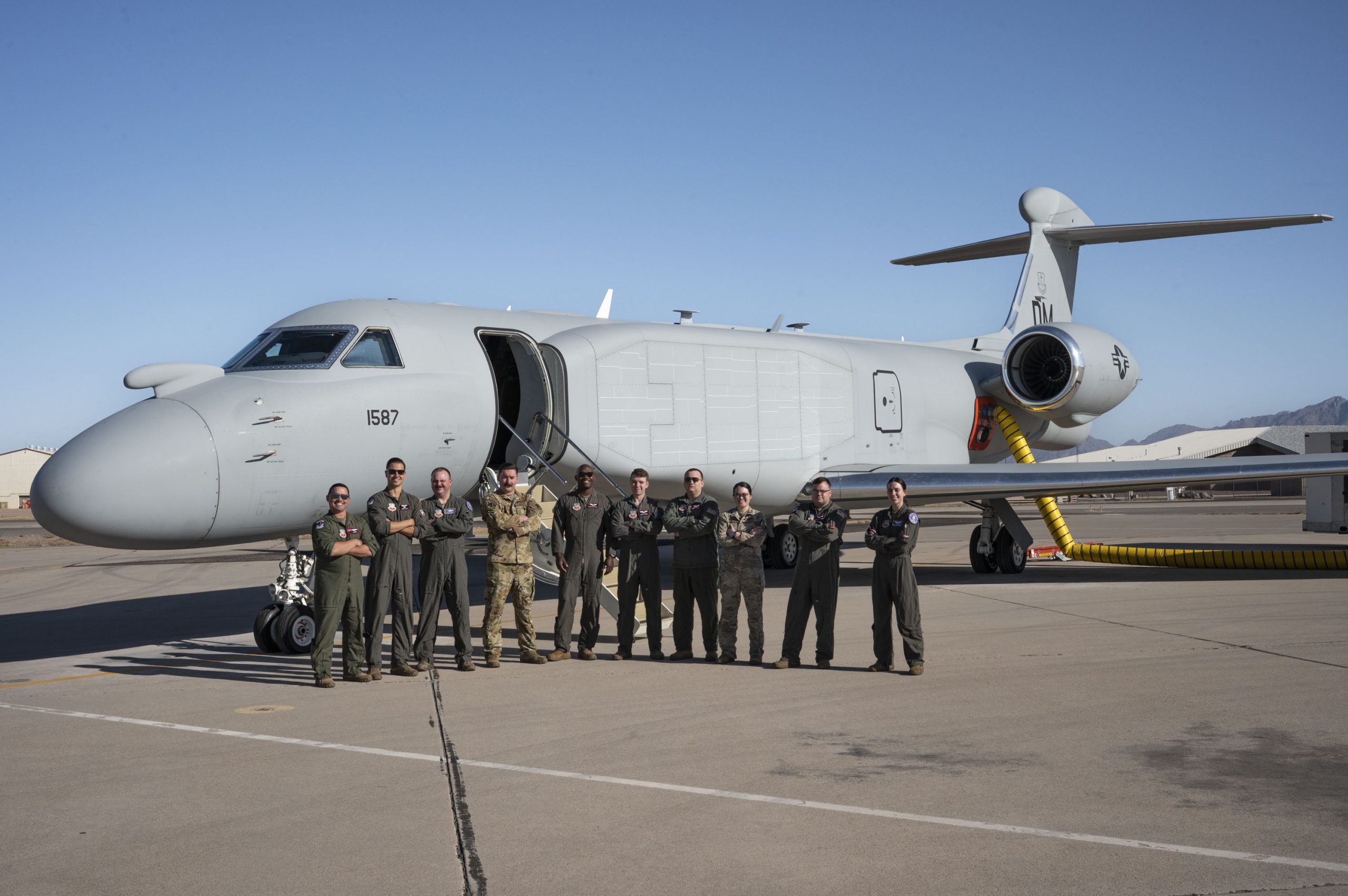 EA-37 Compass Call Electronic Warfare Jet Completes First Training Mission