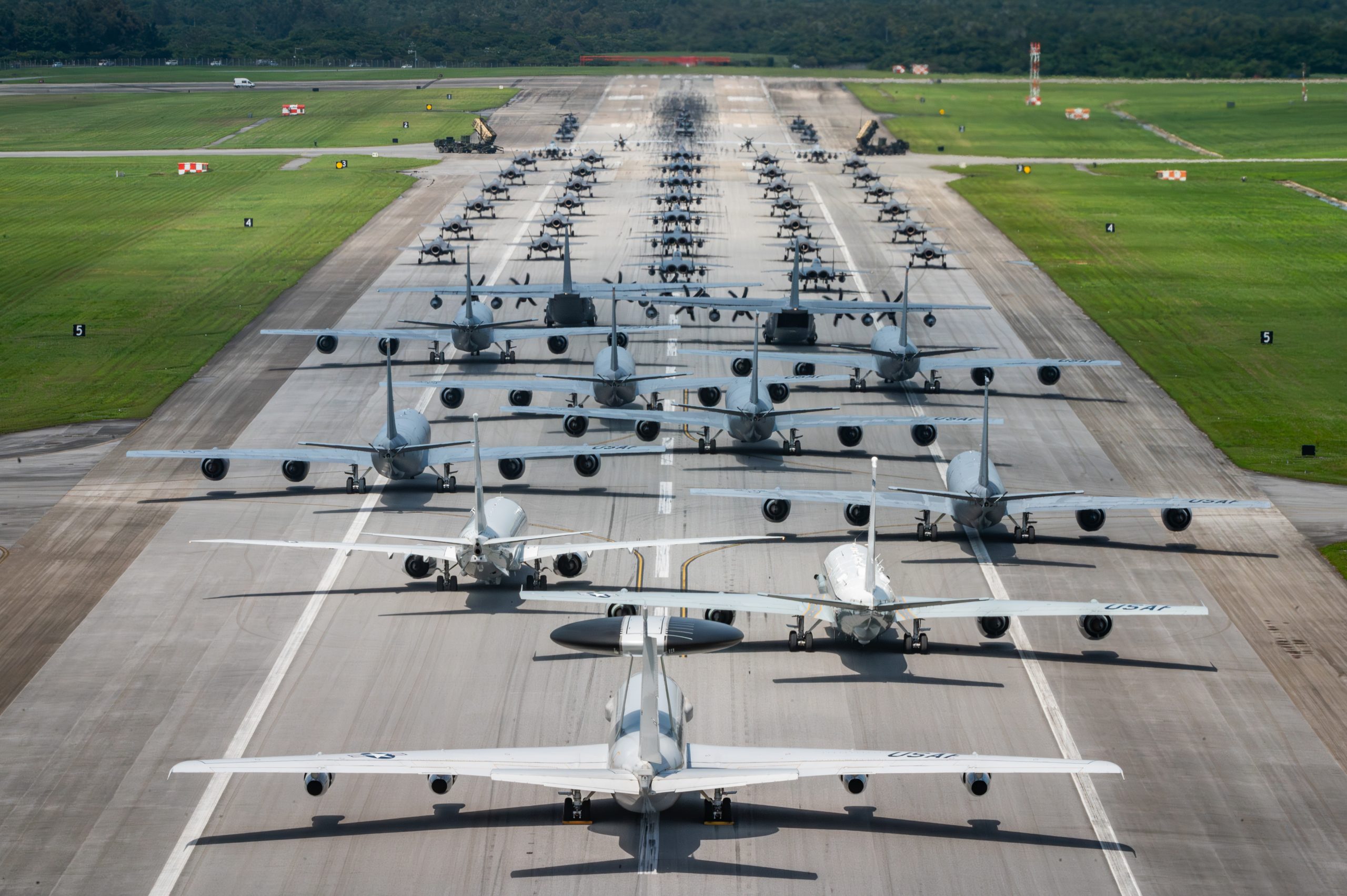 新品 USAF OKINAWA 空軍 プラック嘉手納①点41STairborne Advanced fighters bound for Okinawa will help counter 'bully