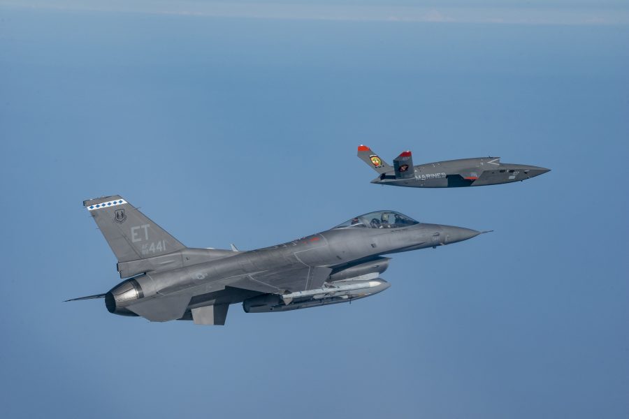 Air Force Fighters Control Semi-Autonomous Drones in ‘Crucial’ Test