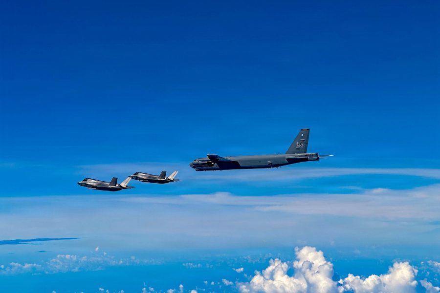 PHOTOS: B-52s Flew with F-35s in ‘Bomber Attack Demo’ near Venezuela