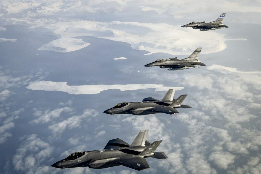 F-35s, F-16s Rapidly Deploy to Greenland for Exercise