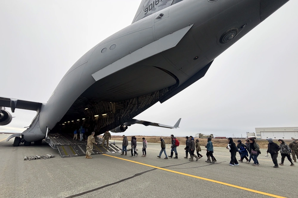 Alaska Air Guard Evacuates Typhoon Victims