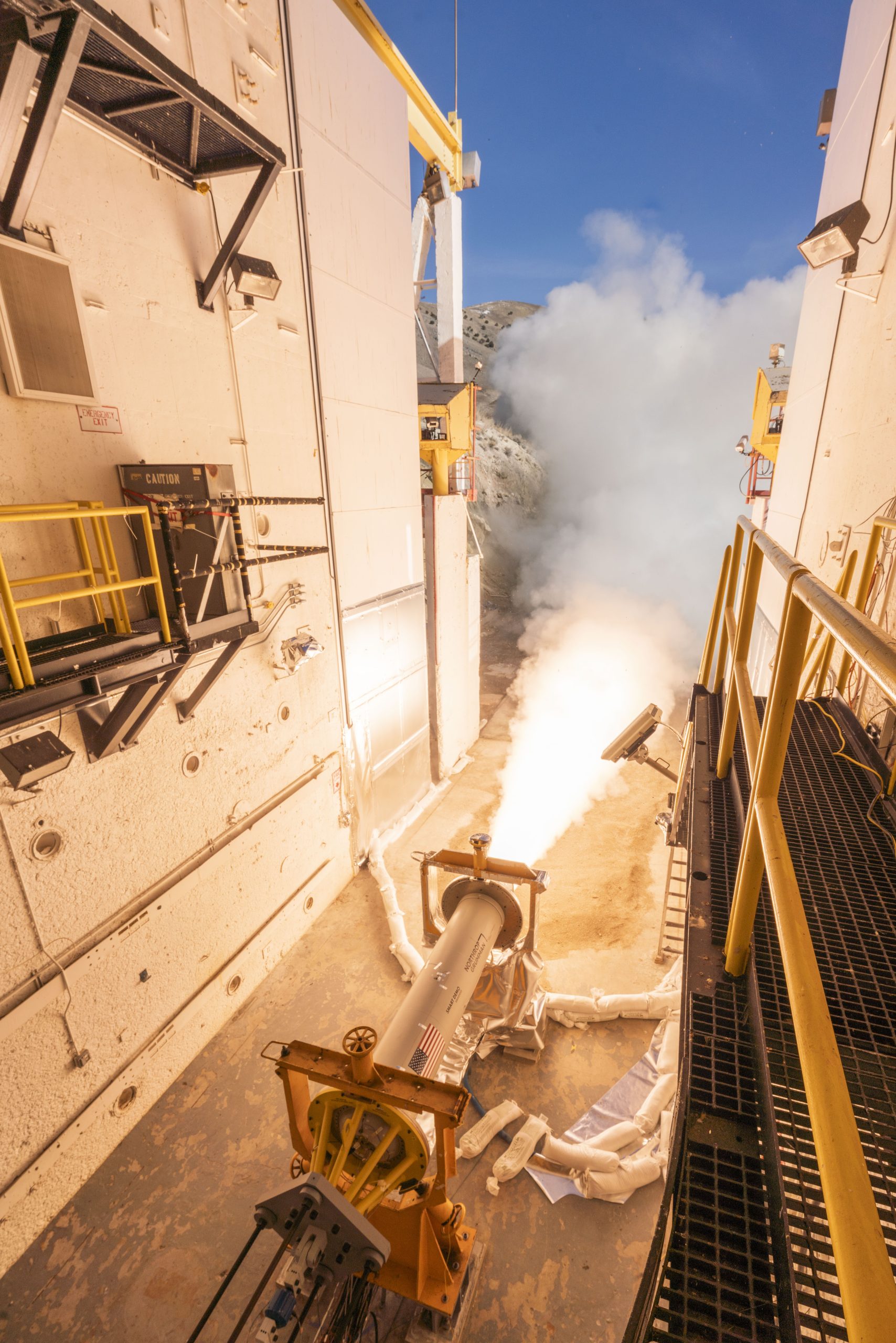 Northrop Tests New Rocket Motor as Part of Innovation Push