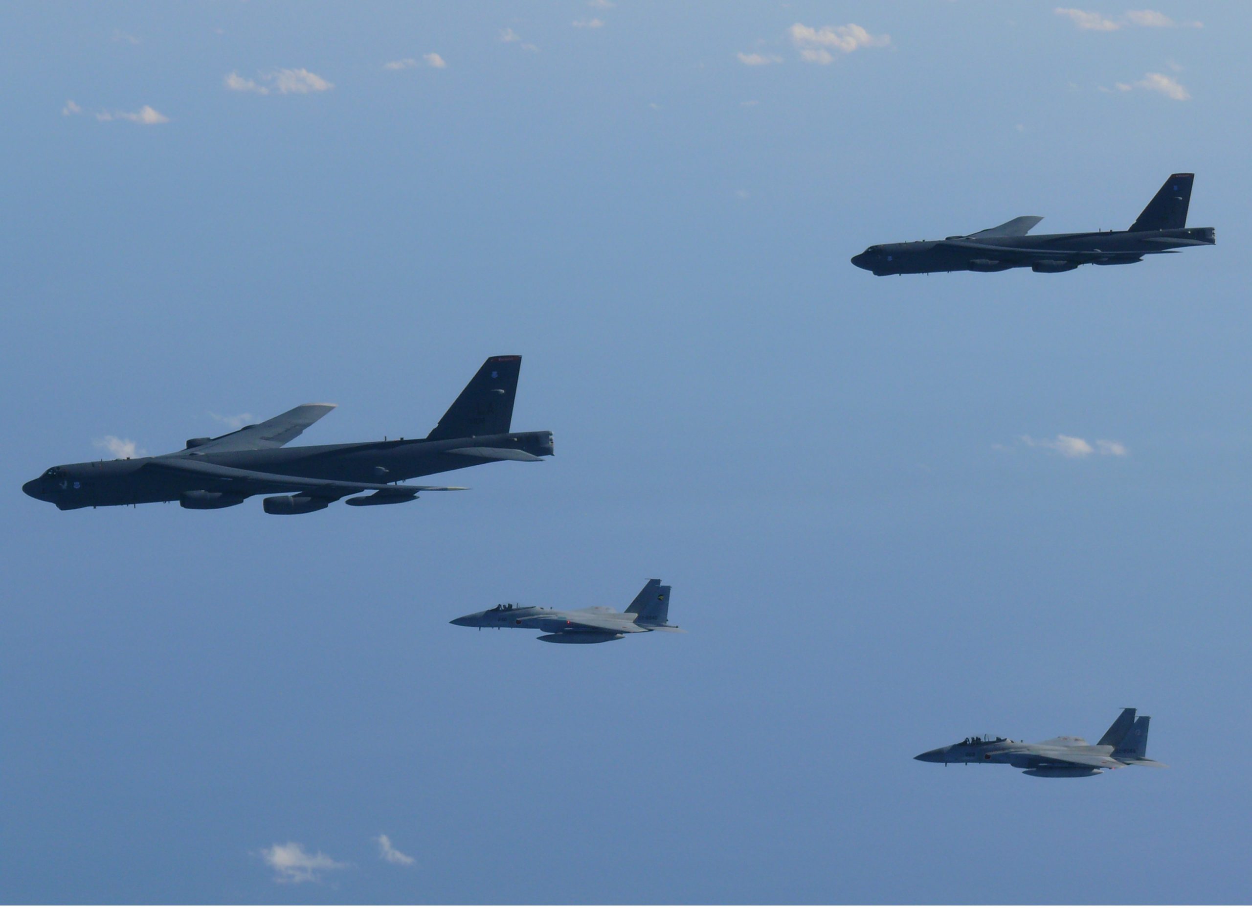 B-52s, Japanese Fighters Fly Together After China and Russia Fly Bomber Patrol