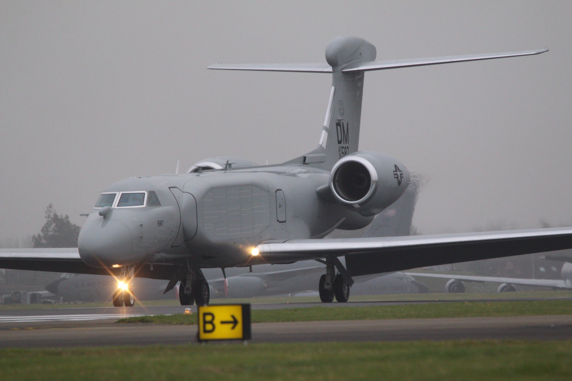 New EA-37B Electronic Attack Planes Spotted in UK, Join Iran Fight