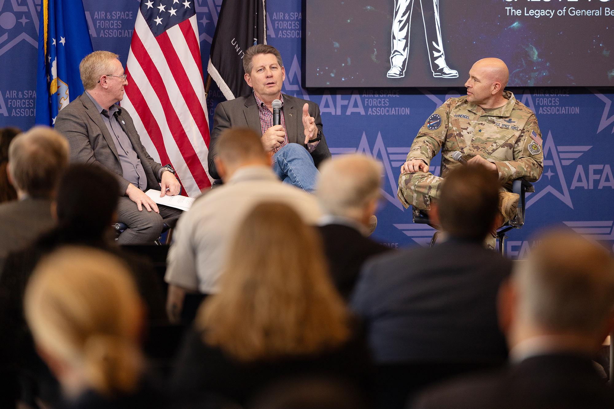 Panel discussion at the 2026 AFA Salute to Space