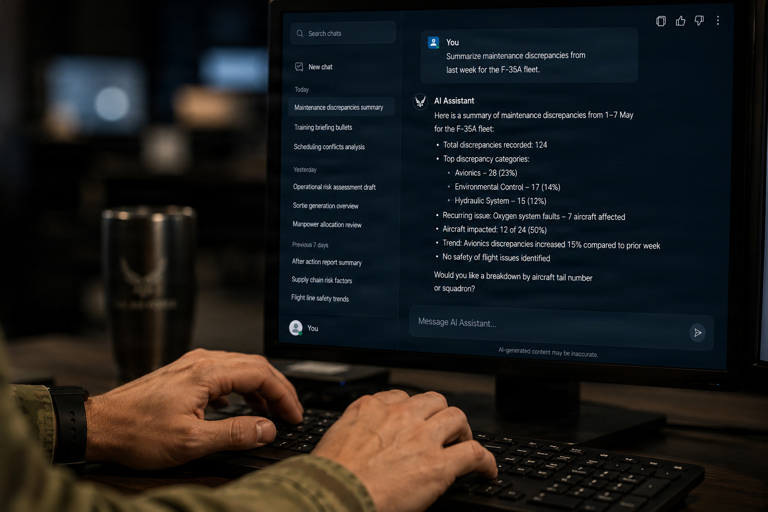Military-Specific AI Tools Aim to Ease Admin Workload