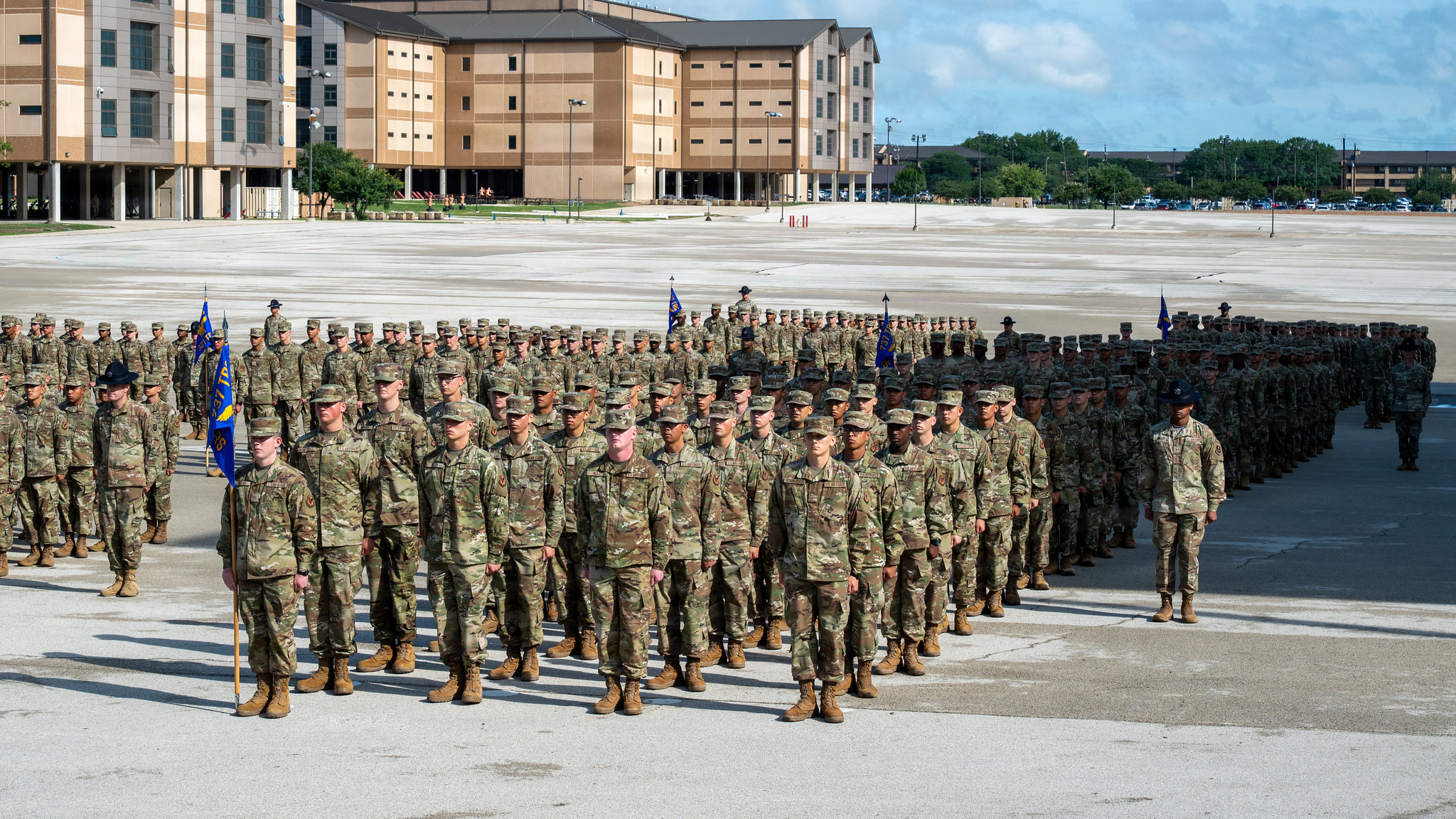 Air Force basic military training at Joint Base San Antonio-Lackland