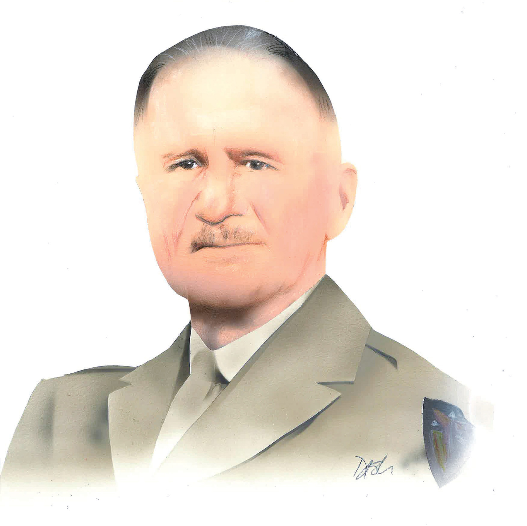 Illustration of Gen. Carl A. &lsquo;Tooey&rsquo; Spaatz