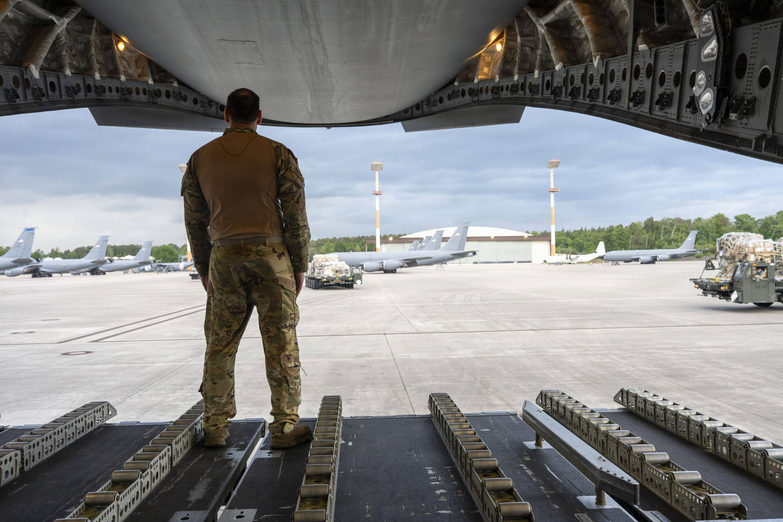 Air Base, Overflight Access Key to Pentagon Review of US Military Forces in Europe