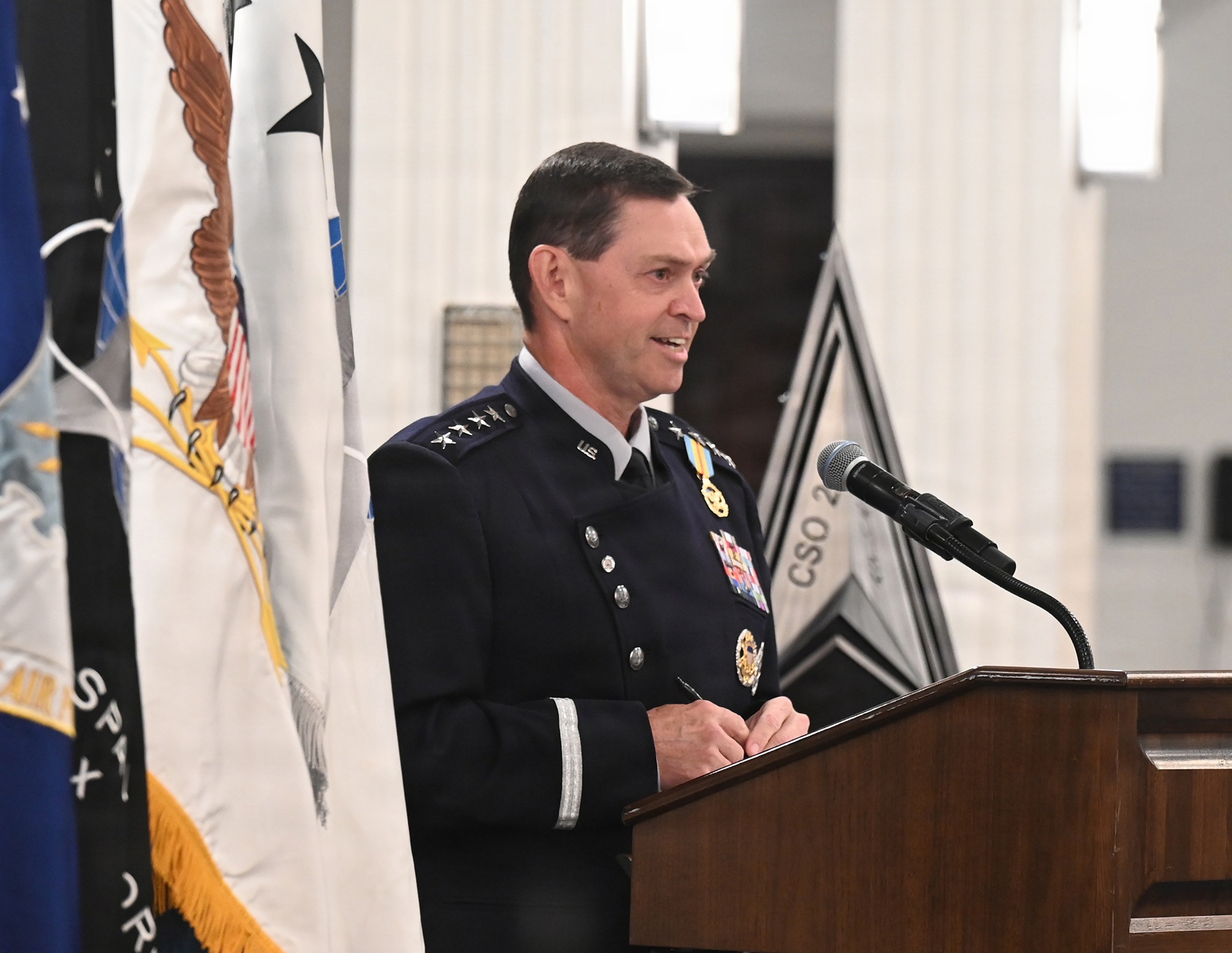 Saltzman Prepares to Leave ‘Combat-Credible, Battle-Tested' Space Force