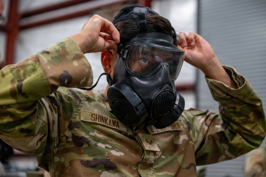 Airmen and Guardians Must Undergo Gas Mask Seal Tests as Part of Shaving Crackdown