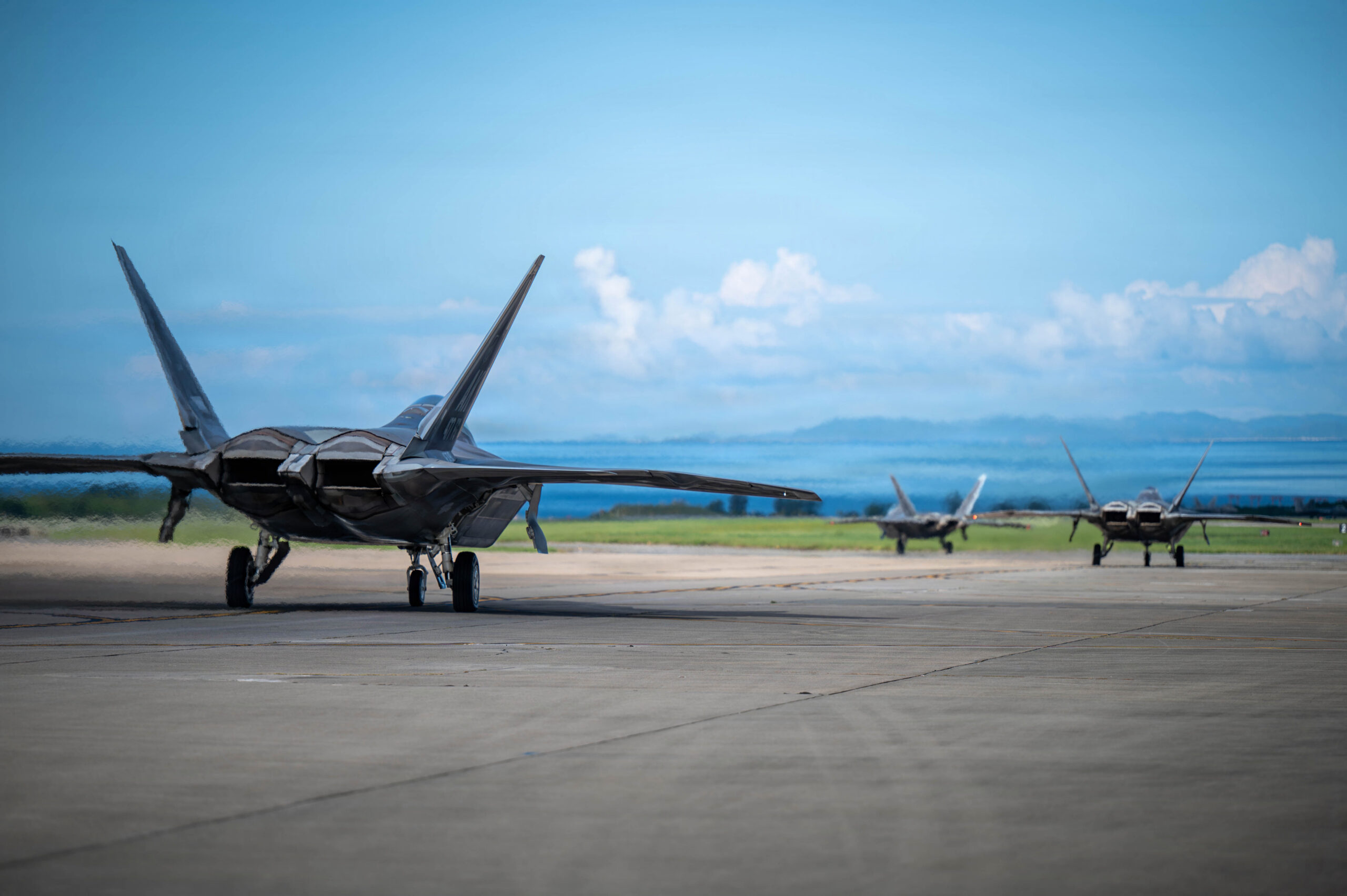 F-22s Visit Kadena as 18th Wing Still Awaits Arrival of F-15EX