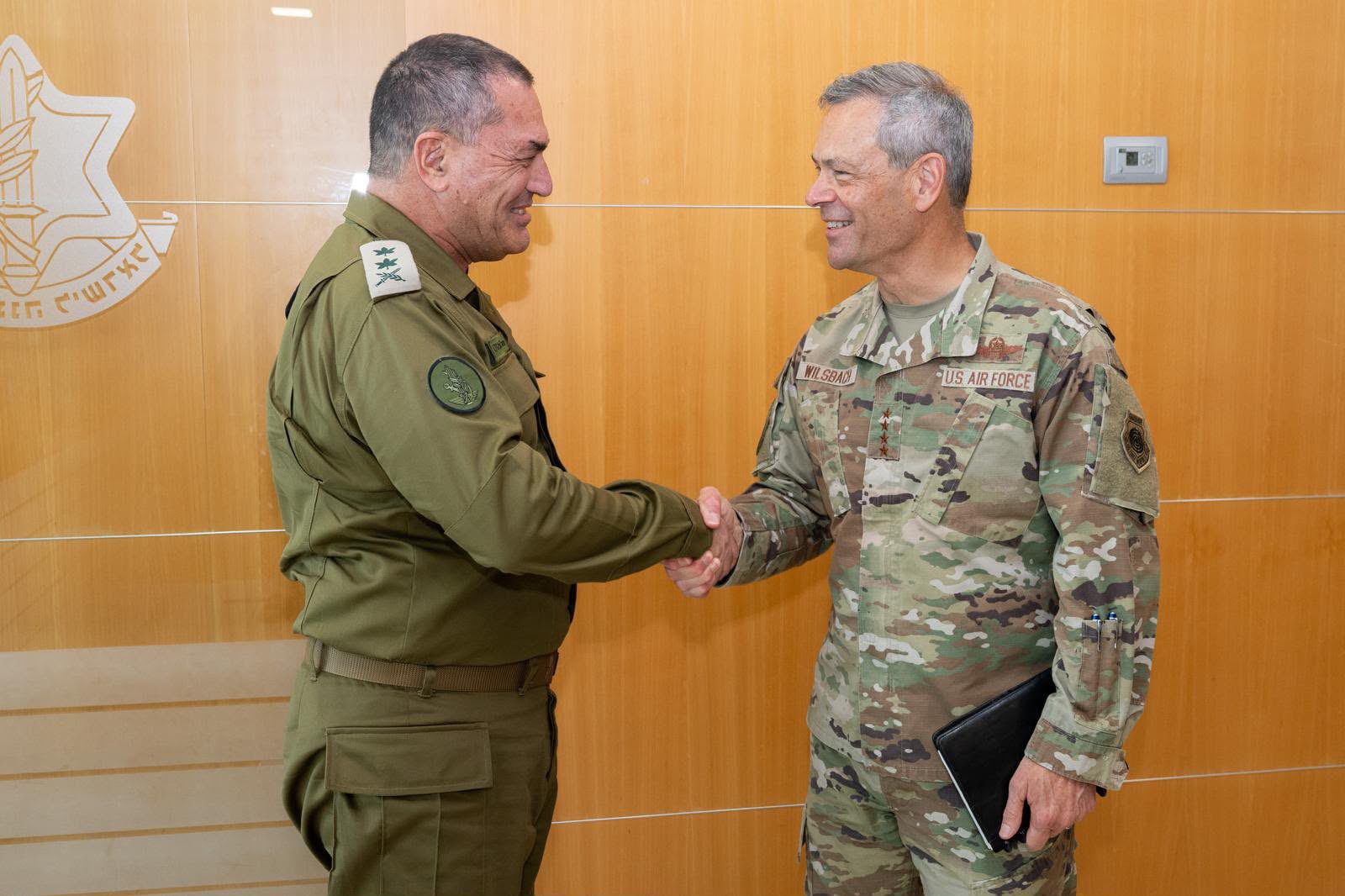 Wilsbach Meets with Top Israeli Military Leaders in Middle East Visit