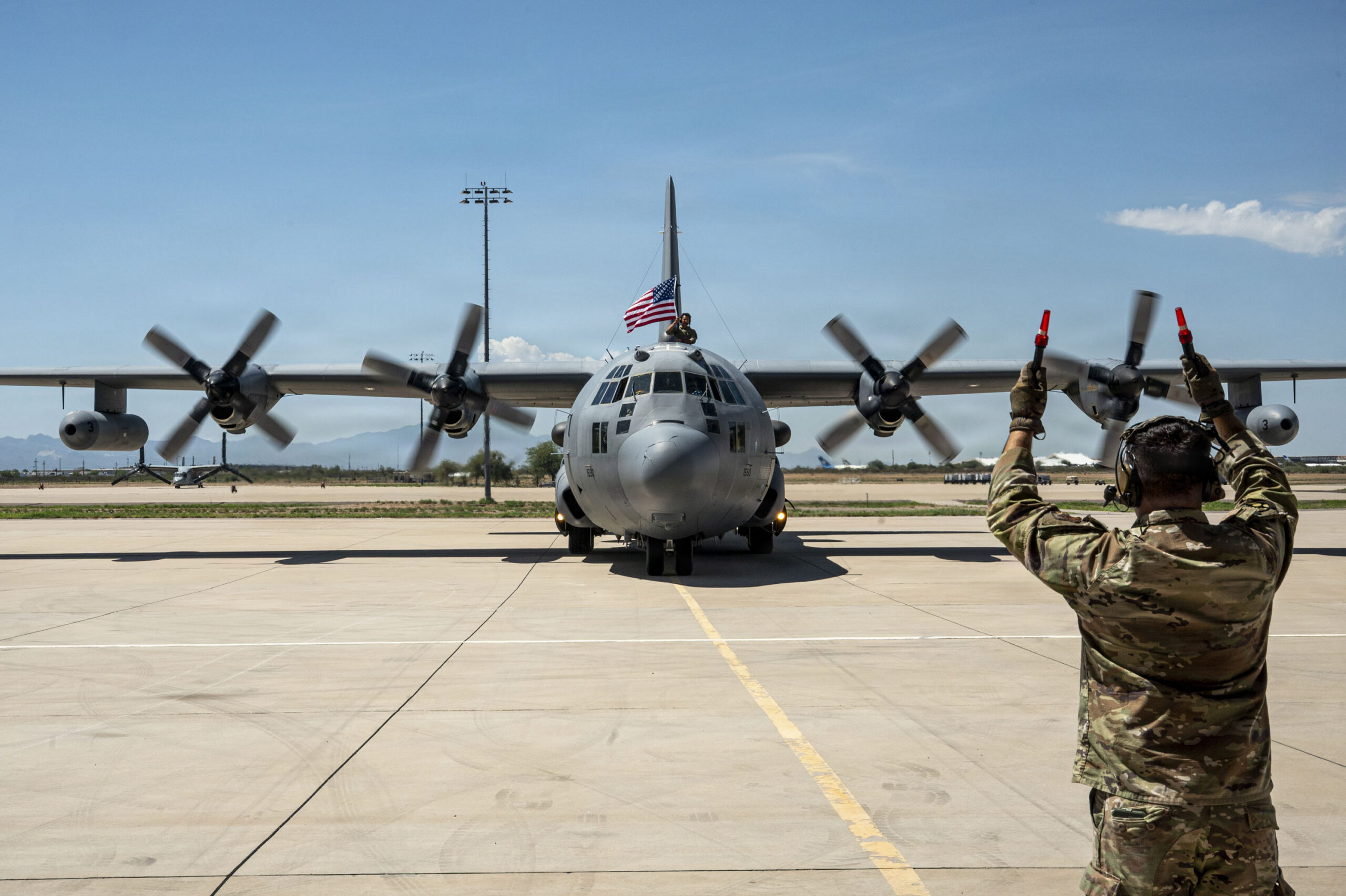 Last EC-130H Makes Its Final Flight Ahead of Retirement