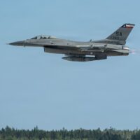F-16 Crashes During Training Exercise in Michigan; Pilot Ejects